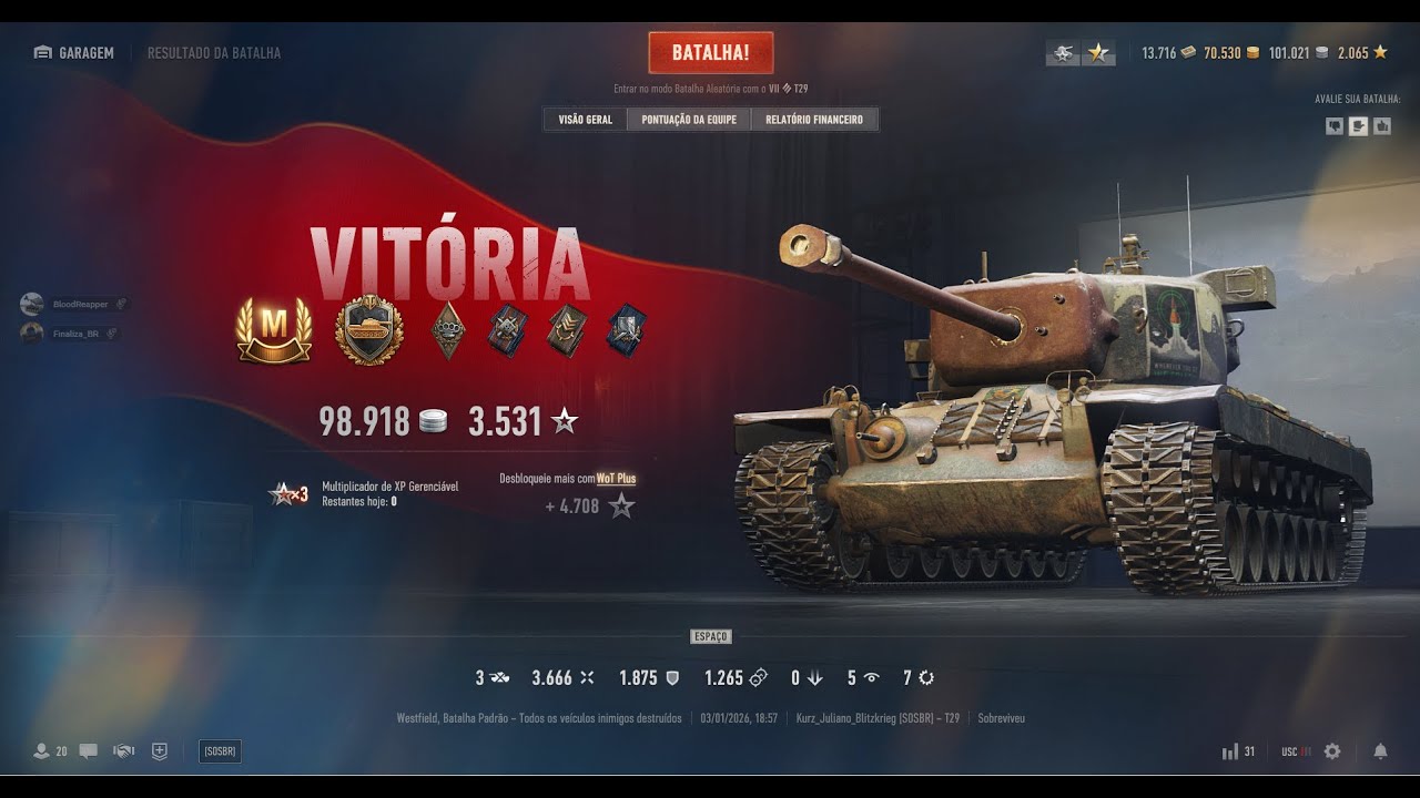 Kurz_Blitzkrieg - T29 Rei do Hulldown no Tier 7