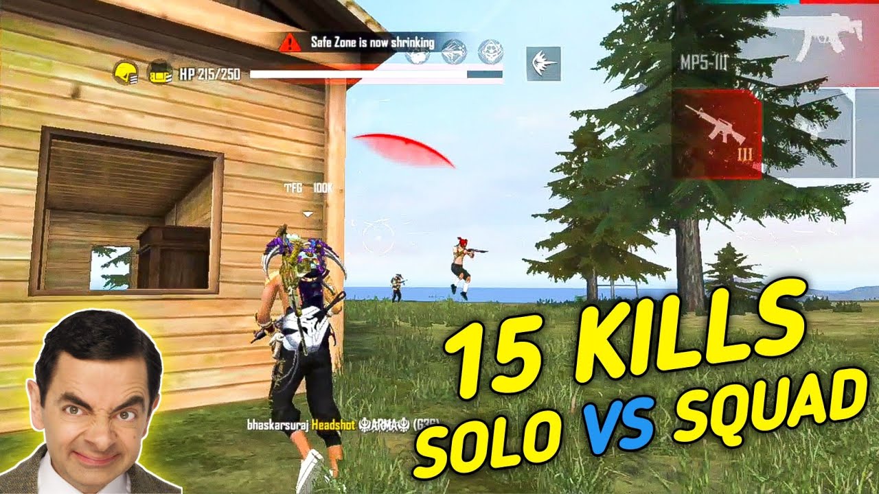 SOLO VS SQUAD | SOLO VS SQUAD FREE FIRE | FREE FIRE SOLO VS SQUAD | 53 ...