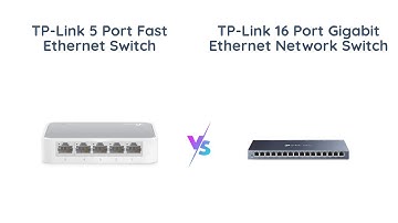 TP-Link 5 Port vs 16 Port Ethernet Switch Comparison