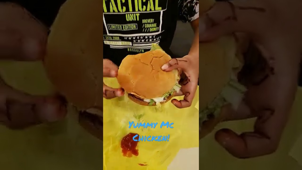 How to eat mcChicken with I need you 
