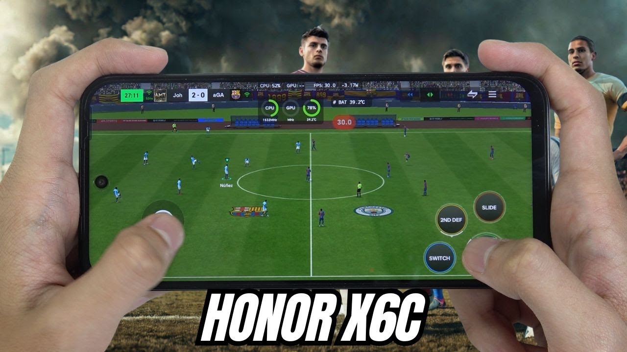 Honor X6c test game EA SPORTS FC MOBILE 24 | Helio G81 Ultra