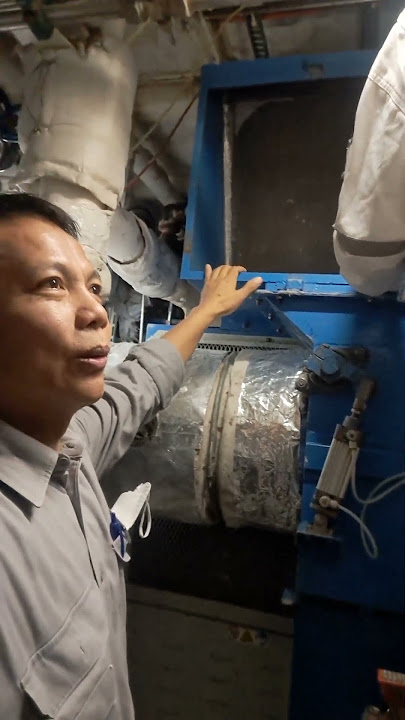 Inspecrion diruang Technical space #kapalpesiar #laundry #pelaut @suarnet