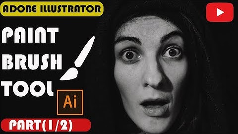 Adobe illustrator tutorial for beginners | paintbrush tool part (1/2) | Design with Anees
