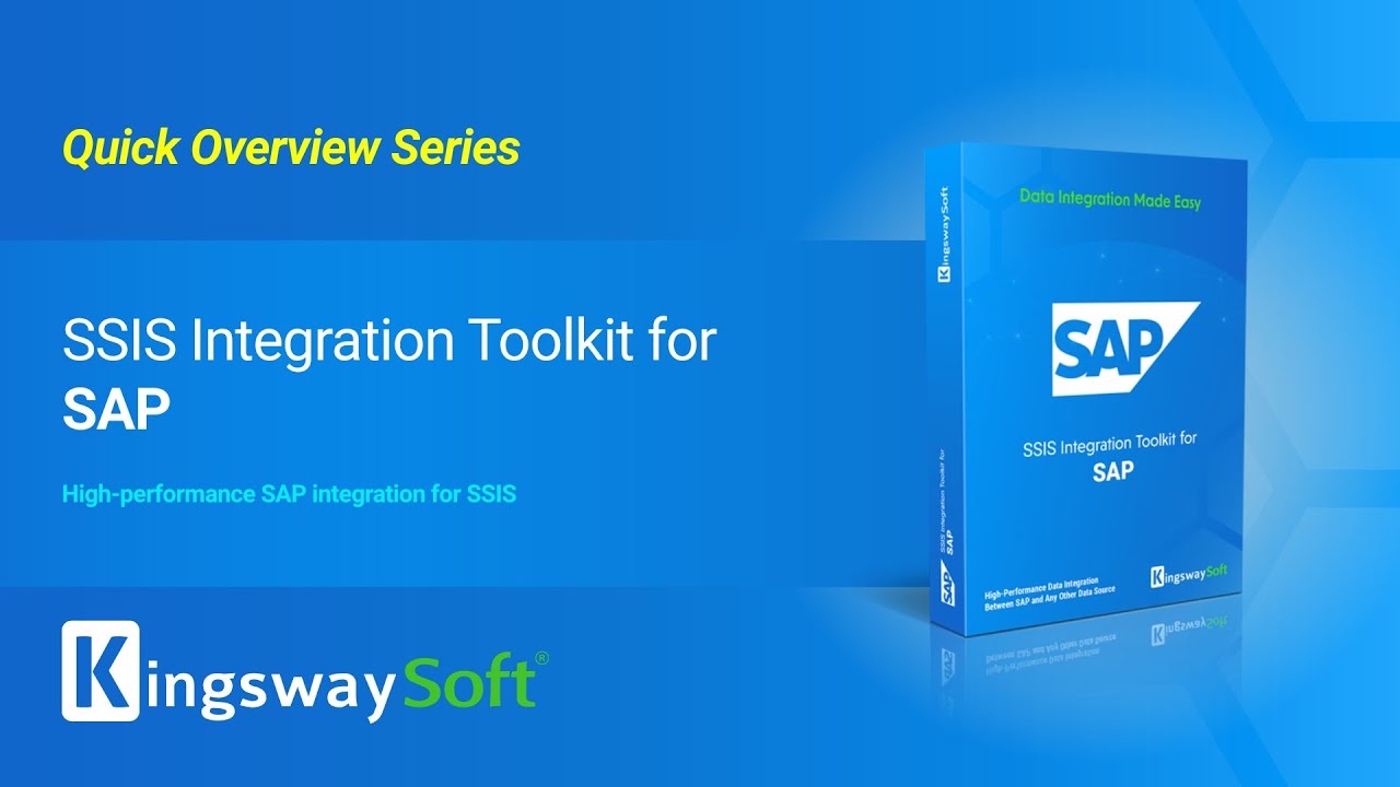 SSIS Integration Toolkit for SAP - Quick Overview - YouTube