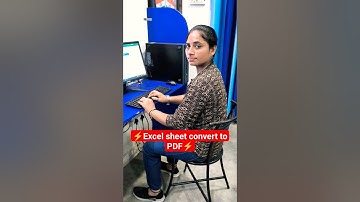 Excel sheet convert to PDF🔥🤓 #excel #viral #shorts #shortsvideo #computer #exceltips