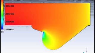 Slice Plane Temperature Contour