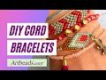 How to Make Stacked Cord Bracelets