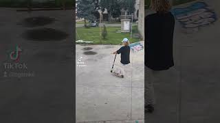 first in my local to do this #sports #scootering #funny #shorts #shortvideo