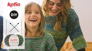 DIY Suéter a Punto Arroz · Moss Stitch Sweater · Pull au Point de Riz