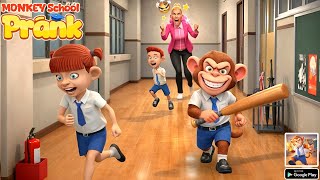 I Am Monkey School Pranskter – New Android Gameplay screenshot 3