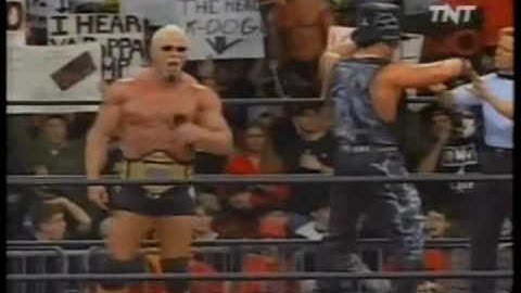 WCW Monday Nitro 1-4-99 Big Poppa Pump with Buff Bagwell promo and match vs Konnan and Friends