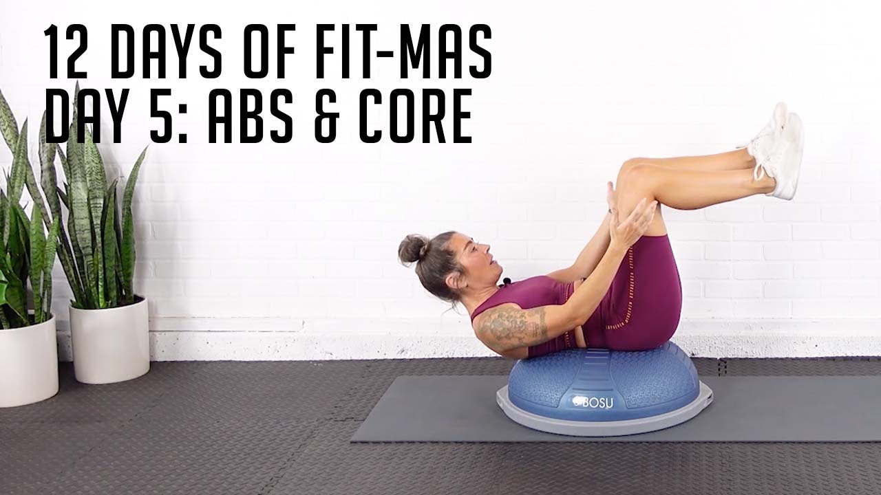 12 Days of Fit-Mas | Abs & Core | Day 5 - YouTube