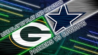 Packers vs Cowboys Live Play by Play & Reaction