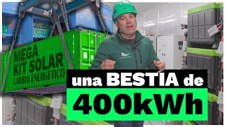 Mega Kit Solar Aislado: 🔋400kWh en un Contenedor Marítimo