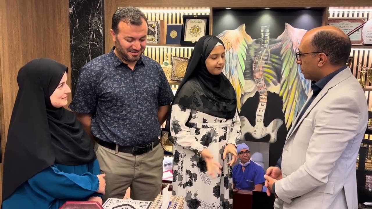 نهي من كوردستان العراق والدها حب يعبر عن احساسه تجاه دكتور هاني بعد نجاح عمليك نهي باللغه الكورديه