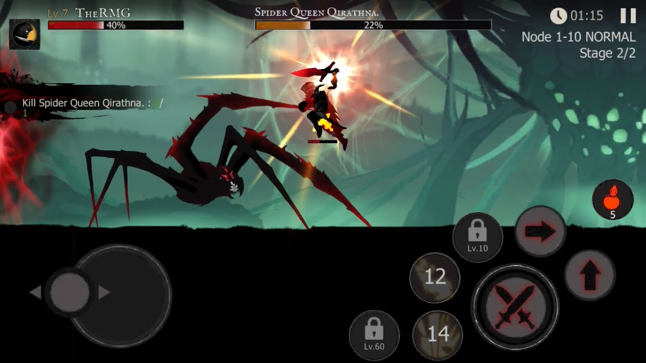Shadow of Death Fighting Game iOS/Android Mobile Gameplay (2019