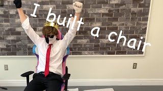 I built a chair...