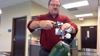 Regulator on a H-cylinder Oxygen Tank Regulator