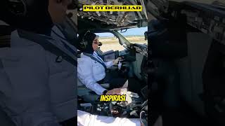 Pilot Cantik Berhijab Landing shorts landingpesawat tsabitachannel