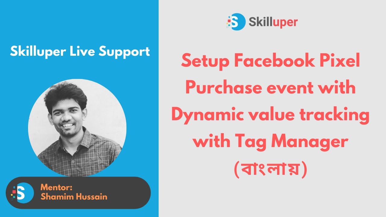 Skilluper Live Support - Setup Facebook Pixel Purchase event with ...