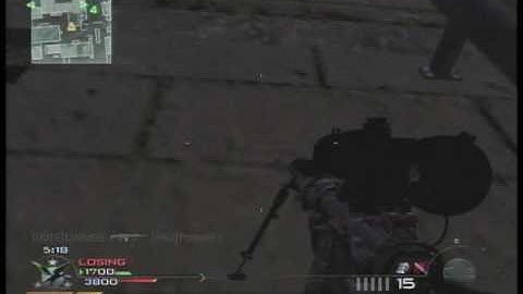 MW2 Most Insane Random Throwing Knife Kill!