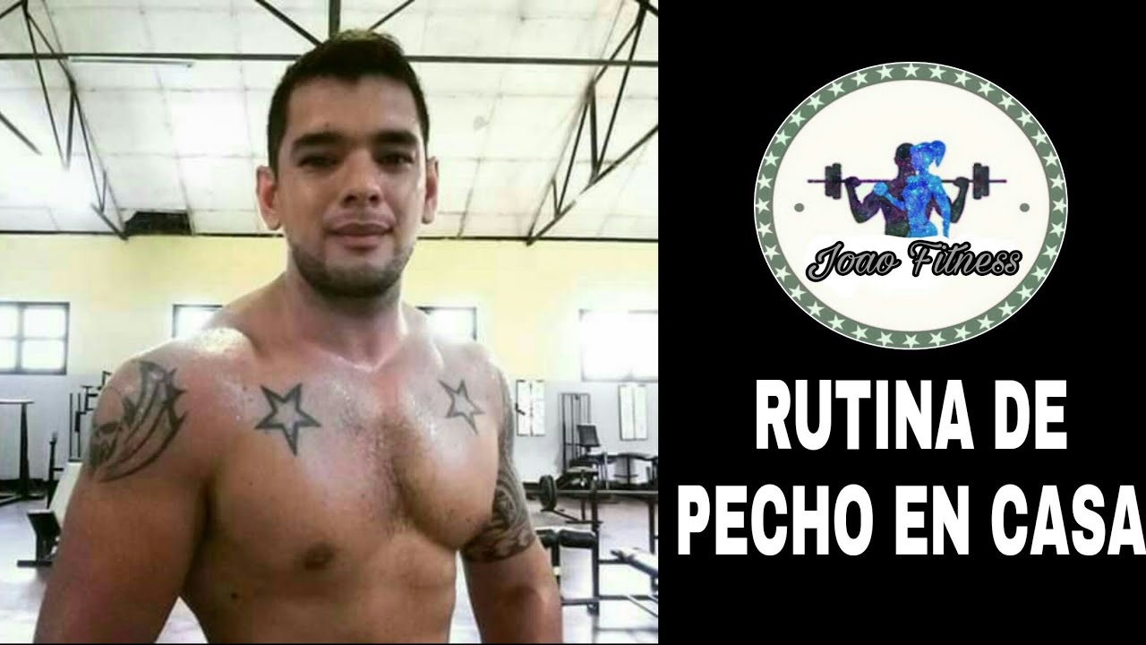 RUTINA DE PECHO EN CASA - 6 ejercicios FACILES para PECTORALES! - YouTube