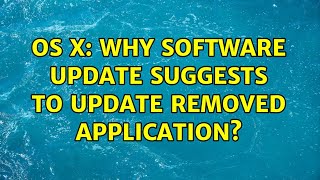 OS X: why Software Update suggests to update removed application? screenshot 2