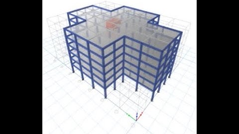 Modeling of 6 Story Hospital Building using ETAB