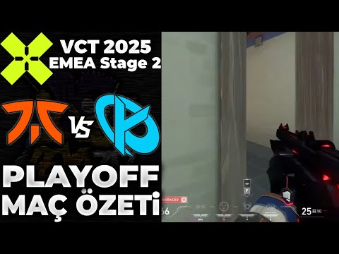 FNATIC vs KARMINE CORP MAÇ ÖZETİ | VALORANT 2025 EMEA Stage 2