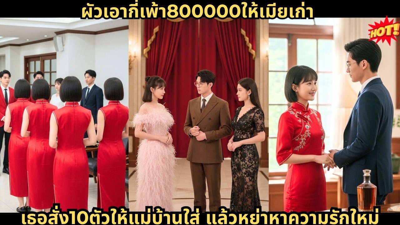 ผัวเอากี่เพ้า800000ให้เมียเก่า เธอสั่ง10ตัวให้แม่บ้านใส่ แล้วหย่าหาความรักใหม่