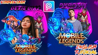 Make Your Own Mobile Legend Photo  English Picsart Tutorial screenshot 3