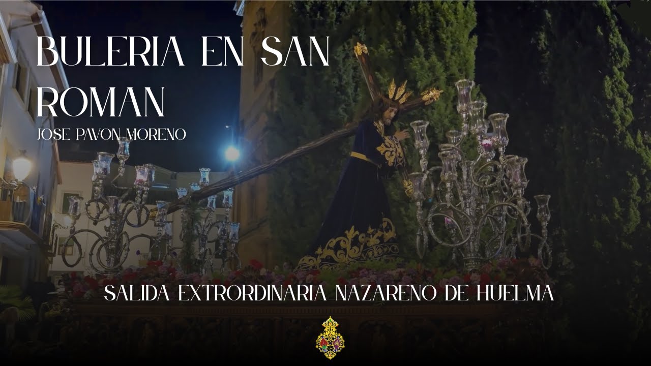 Bulería en San Román. Plaza de la Iglesia. Salida Extraordinaria Nazareno Huelma 2025