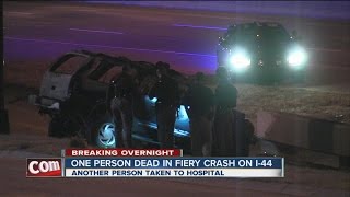 Fiery fatal I-44 crash