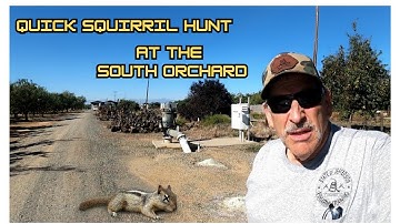 A quick Ground Squirrel Hunt at the South Orchard...FX Impact .25 air rifle