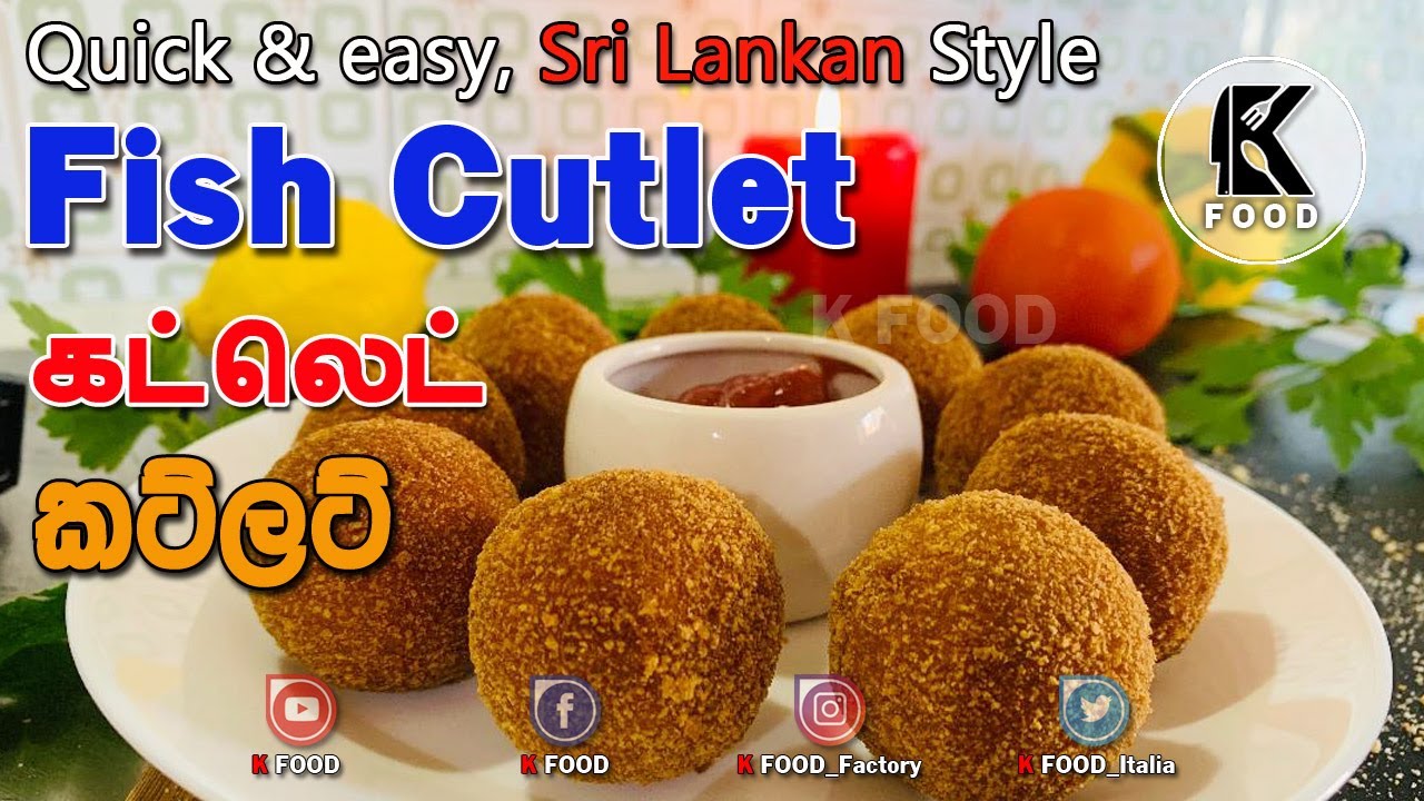 Cutlet Recipe in Tamil Sri Lankan Cutlets மீன் கட்லெட் මාළු