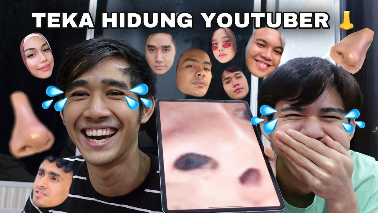 TEKA HIDUNG YOUTUBER 👃 | AQILZULKIFLEE HIDUNG BESAR 🤣