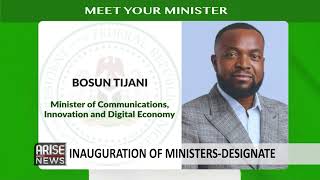 Details MINISTERIAL INAUGURATION:  BOSUN TIJANI, MINISTER OF COMMUNICATIONS, INNOVATION & DIGITAL ECONOMY News