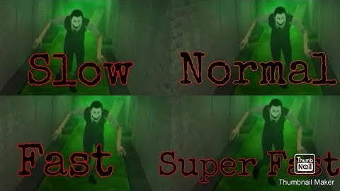 Smiling x corp 0 chase music in slow,normal,fast and super fast speed.Hunters jumpscares