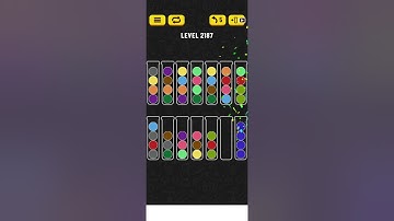 Ball sort puzzle level 2187