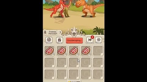 Simulation game idle dinosaurs triassic period 21 and triassic period 22 complete