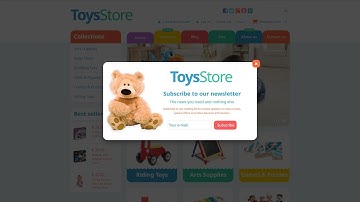 Toy Store Responsive Shopify Theme by ZEMEZ Website Template - 55164
