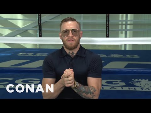 Conor McGregor's Strategy For Defeating Floyd Mayweather - CONAN on TBS