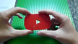 How to Build: Lego YouTube Play Button - 10,000 Subscriber Special