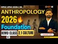 2.1 Culture  ('संस्कृती') | MPSC/UPSC Anthropology (मानवशास्त्र) Optional Demo | PART 1