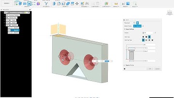 Fusion 360 countersink holes