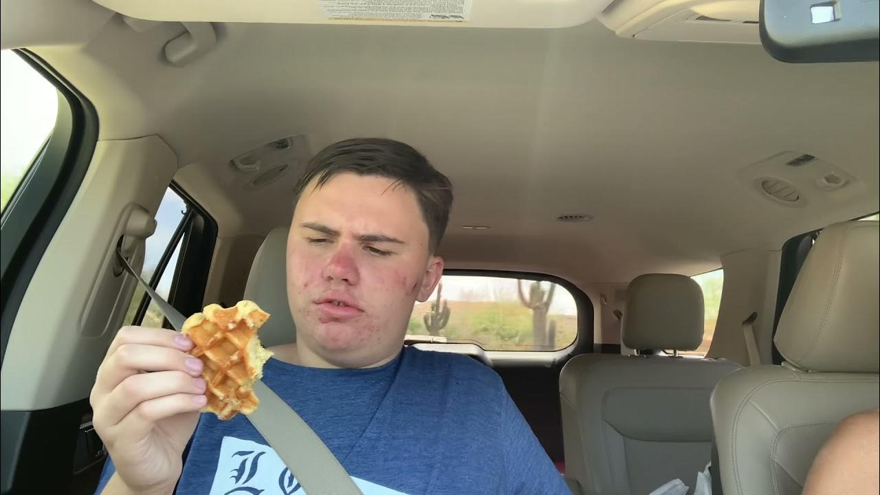 Chill Will Eats Jamba Juice Belgian Waffle YouTube