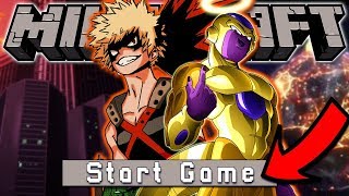 I Put Dragon Ball and MHA Mods in Minecraft Together and Learned the Qurik Explosion! screenshot 3