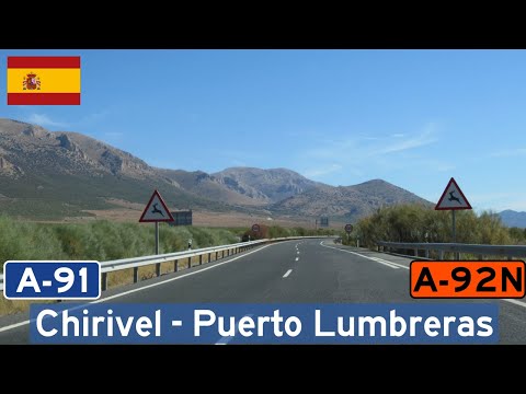 Spain: A-92N + A-91 Chirivel - Puerto Lumbreras