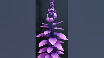 Growth Pattern — #loop #animation #3d #c4d #cinema4d #satisfying #redshift #render #flowers