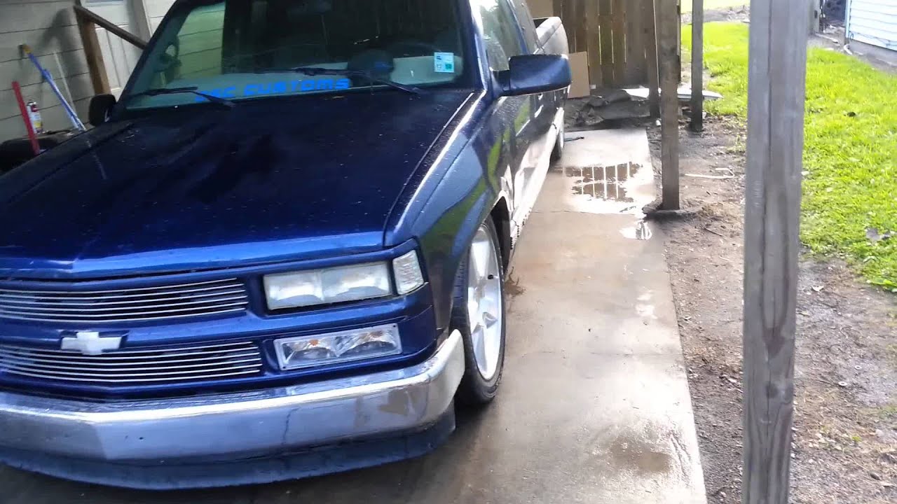 Ls swapped 98 Silverado idle - YouTube
